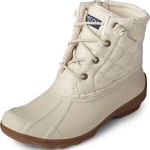 Sperry Syren gulf wool quilted tan‎ size 8